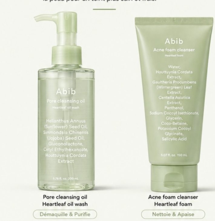 Produits de la gamme Abib Acne Care