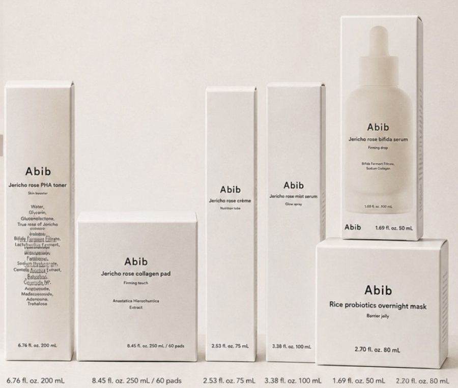 Produits de la gamme Abib Jericho Rose