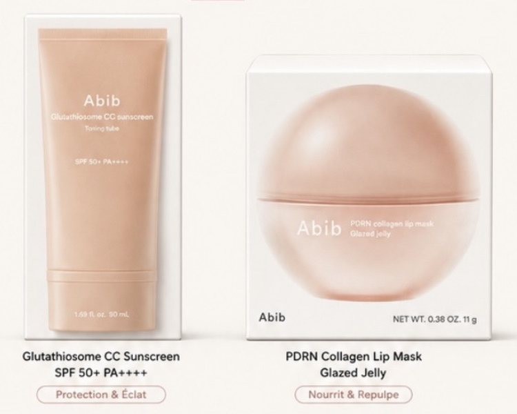 Produits de la gamme Abib PDRN Lift & Repair