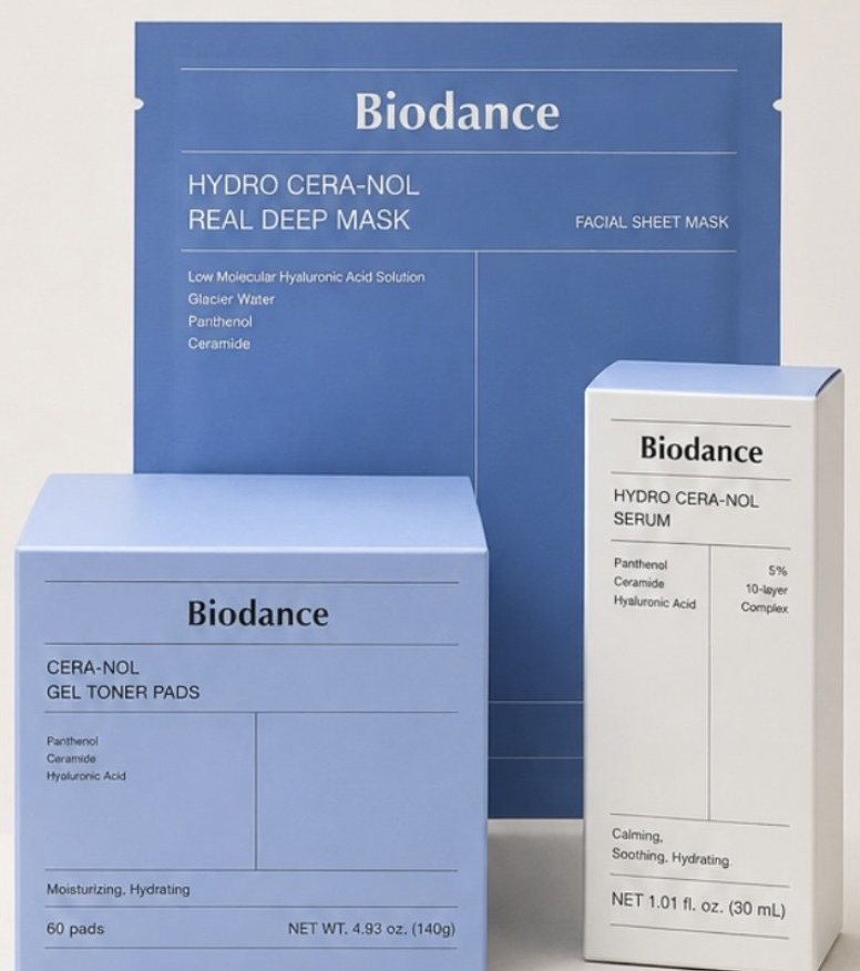 Produits de la gamme Biodance Hydro Cera-Nol