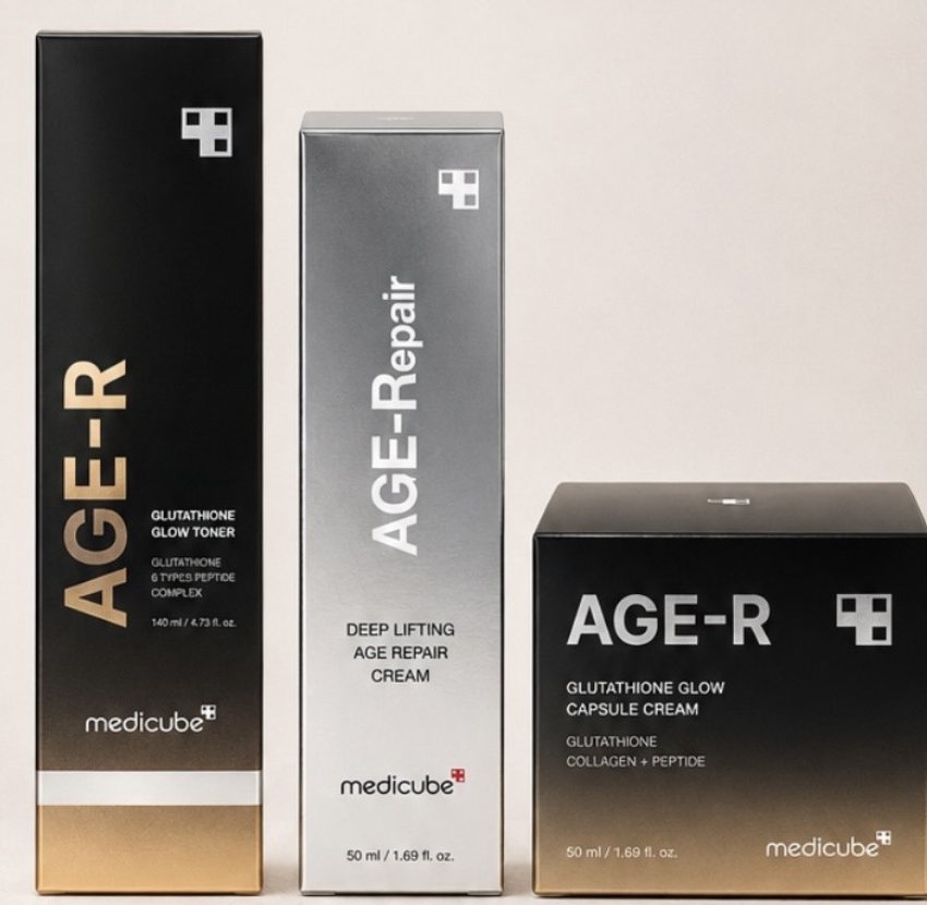 Produits de la gamme AGE-R de medicube